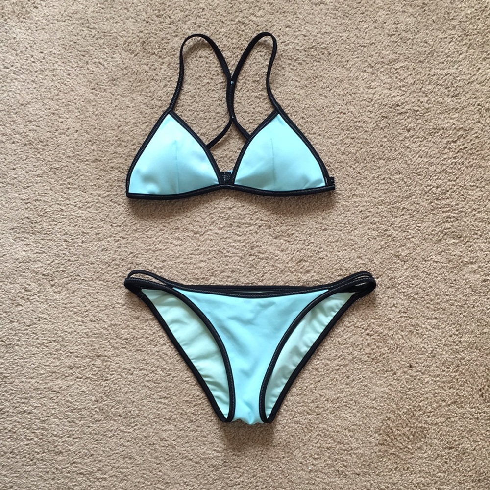Baby blue bikini